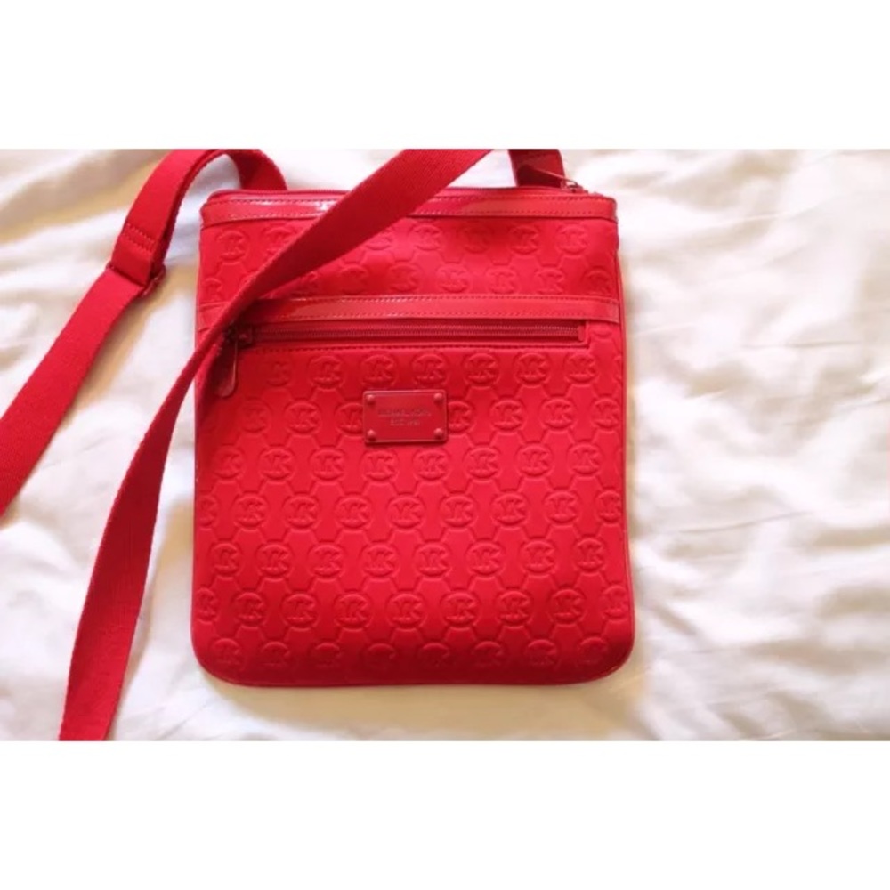 Michael Kors red cross body